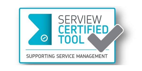 iET® ITSM proves its practical benefits by gaining the SERVIEW CERTIFIEDTOOL seal of approval in the ‘Supporting Service Management’ category