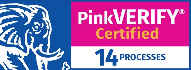 PinkVerify 14 processes logo